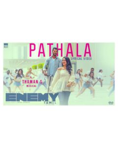 Mirnalini Ravi Instagram - The peppy first single of #ENEMY is out now. Check it out #Pathala #Pathala #pathala