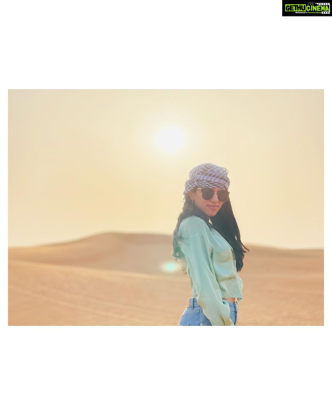 Mirnalini Ravi Instagram - When in Dubai 🏜🌵🐪 Desert Safari Dubai