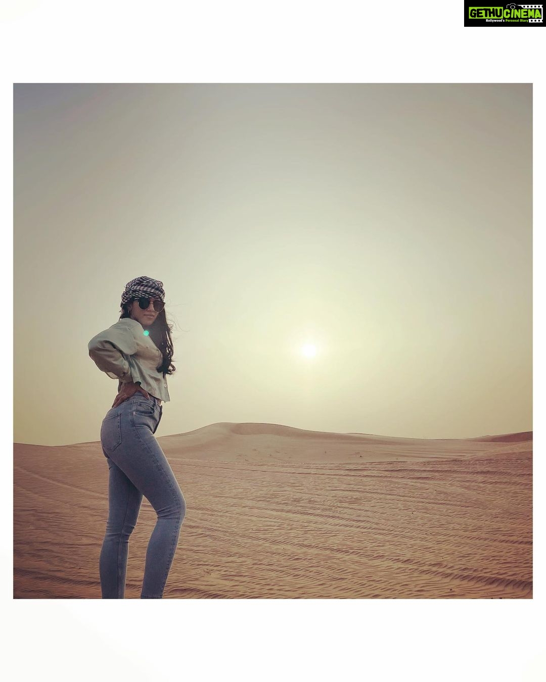 Mirnalini Ravi Instagram - When in Dubai 🏜🌵🐪 Desert Safari Dubai