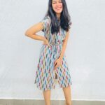 Mirnalini Ravi Instagram - Make sure you smile when you see this on your feed☺️☺️☺️ Wearing @stoker_by_madhi