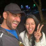 Mirnalini Ravi Instagram - Successfully completed first schedule of #vishal30🎉 Super Grateful to have been a part of this energetic team !😇 An absolute fun roller coaster experience it was !❤️ @anandshank @vinod.scotch @rdrajasekar.isc @mini.studio_ @aryaoffl Ramoji Film City
