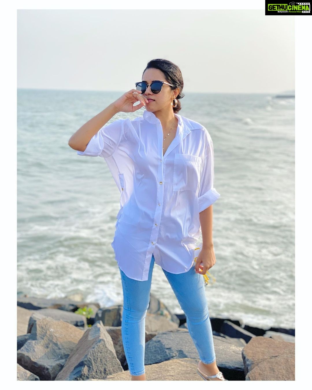 Mirnalini Ravi Instagram - A women needs ropes and ropes of pearls -Coco chanel 🤍 Pondicherry
