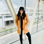 Mirnalini Ravi Instagram - As happy as going back home 🏠❤️ RGIA - Hyderabad