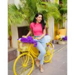 Mirnalini Ravi Instagram - Unlock 1.0 and Me ready with my cycle to go around 🚲 (just kidding😏) PC @madhu_india_photography