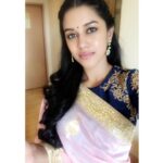 Mirnalini Ravi Instagram - Favourite thing to wear 💗 Styled by @raji.raaga09 💙 Novotel Hyderabad Airport