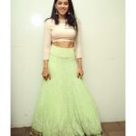 Mirnalini Ravi Instagram - For GG Success meet 💚 Styled by @raji.raaga09 🥰 Wearing @bhargavikunam 💃🏻