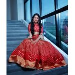 Mirnalini Ravi Instagram - For #valmikiprereleaseevent ❤️ Styled by @raji.raaga09 🥰 Wearing @bhargavikunam 💃🏻 Earrings from @thetrinkaholic 💎 PC : @pramod_captures 📸 Makeup : @satishpabbu Hair by : @ramesh_siddhu