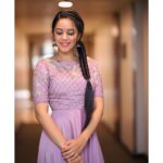 Mirnalini Ravi Instagram - This colour though 💜 #ValmikiFromSept20th #valmikipromotions Styled by @raji.raaga09 🥰 Wearing @prasannayanumula_official 💜 PC : @pramod_captures 📸 Makeup : @satishpabbu Hair by : @ramesh_siddhu