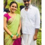 Mirnalini Ravi Instagram - 50 beautiful days with a big fat family 💚 #MGRMAGAN Super grateful to have worked with these talented bunch 💚🙏🏻 One such sets thats heartbreaking during #shootwraps #friendslikefamily Thanks to my director @ponramvvs for this opportunity 😍 @sasikumardir @thondankani @ashish_joseph_editor @ashez_0112 @thalapathyprabu @screensceneoffl Theni, India