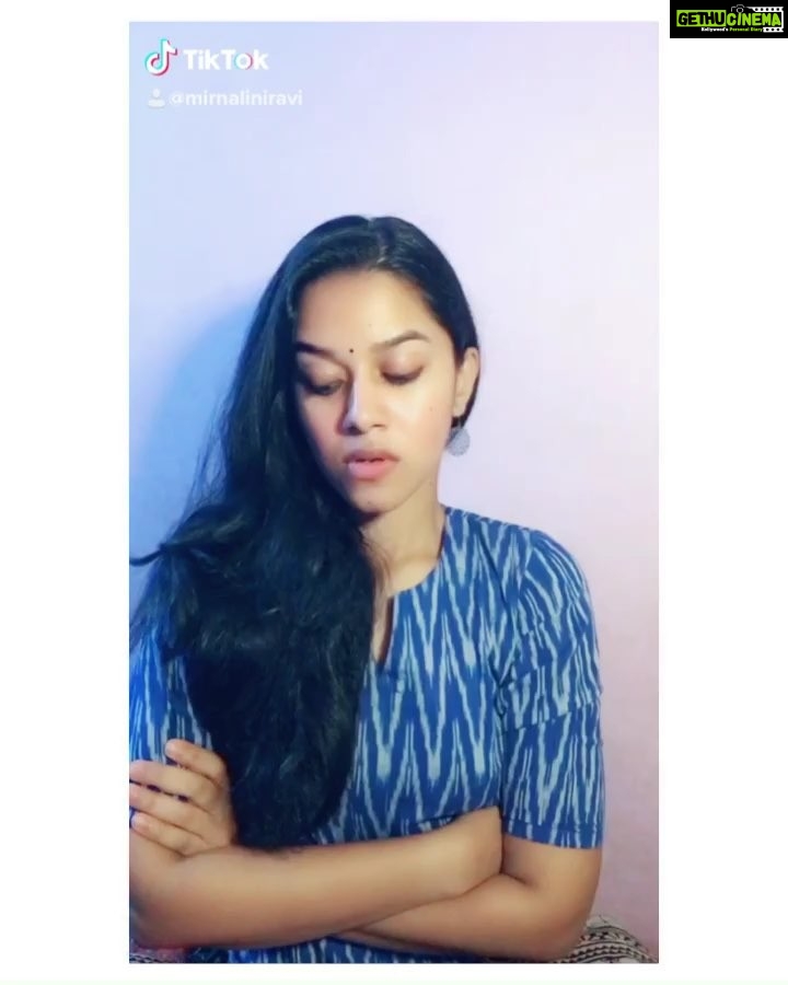 Mirnalini Ravi Instagram - For those who have issues remembering dates 🤷🏻♀️😂 #tiktok 💙
