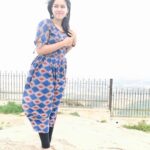Mirnalini Ravi Instagram – Wearing @label.meenakshichandak 💕