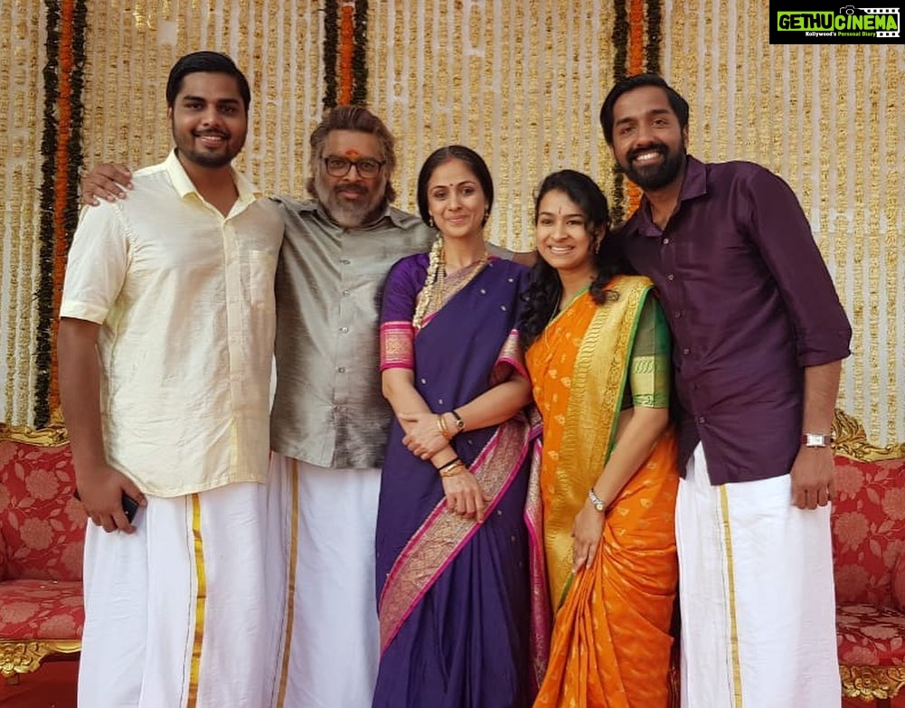 Misha Ghoshal Instagram - Meet The Nambi Family ❤️ super proud to be a part of this family 🥰 @actormaddy @simranrishibagga @muralidarans @heyshyam #grateful #rocketry #rocketrythenambieffect