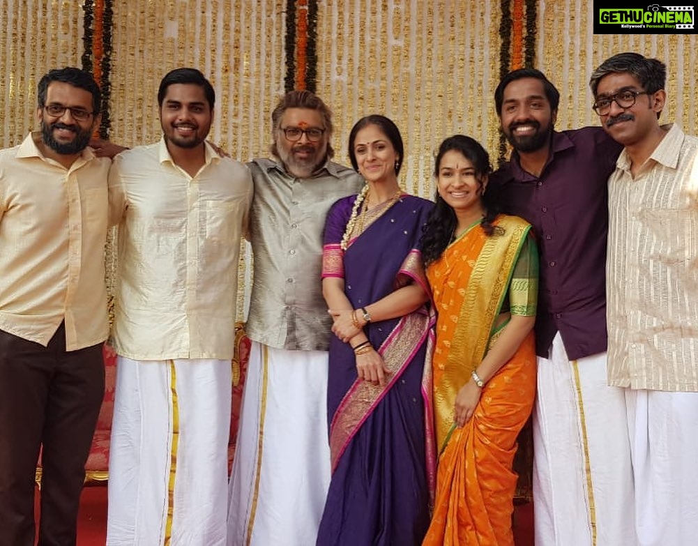 Misha Ghoshal Instagram - Meet The Nambi Family ❤️ super proud to be a part of this family 🥰 @actormaddy @simranrishibagga @muralidarans @heyshyam #grateful #rocketry #rocketrythenambieffect