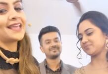 Miya George Instagram - Yenna Oth erumayi 🤣🤣 . @meet_miya @rj_arun_clubfm94.3 😂😂 #malayalam #malayalamcomedy #instagood #instagram #reelsinstagram #dance #dancekeraladance #dkd #dkdseason2 #miyageorge #shilpabala #rjarun #fun #television #reality #malayalamtv #zee #zeekeralam Kochi, India