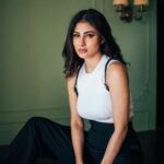 Mouni Roy Instagram - How serious life decisions are being made😜- eyes wide shut & hoping for the best 👀😬 • • • • • • Creative direction & photography by @bharat_rawail Style my @anusoru @nidhikurda Make up @mukeshpatilmakeup Hair @hairbysharda