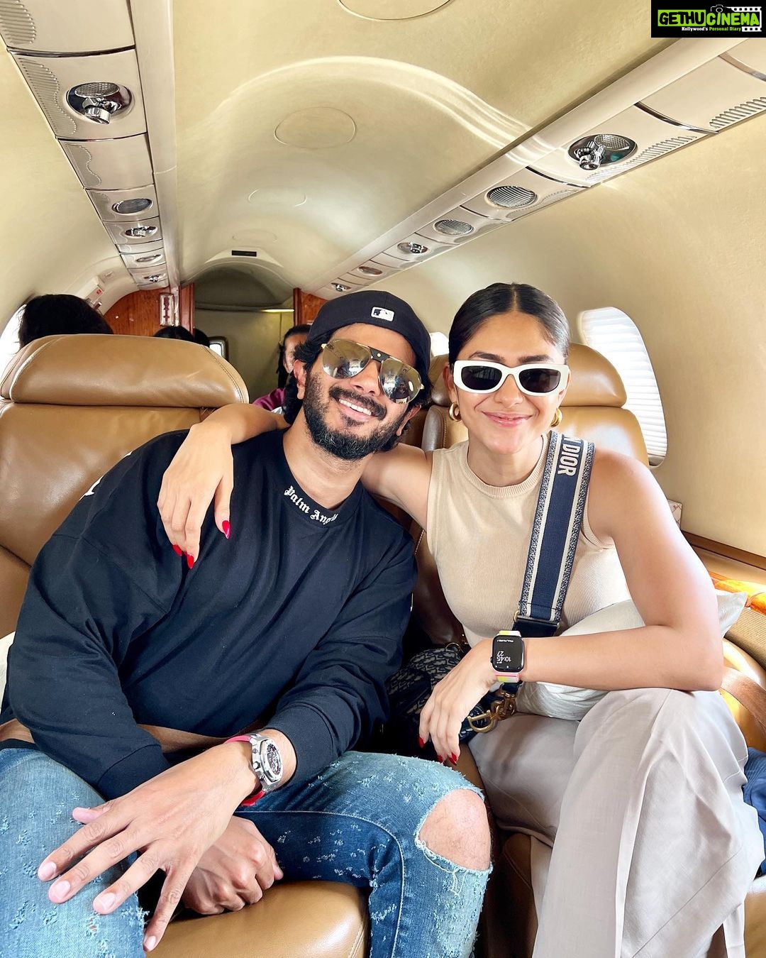 Mrunal Thakur Instagram - My dear Dulquer, There are many letters exchanged between Sita and Ram but today on your birthday, I would like to pen down my thoughts as Mrunal! I’m not a great writer but I promise this is coming all the way from the bottom of my heart. We met in Kashmir for the first time and that’s when I knew you’d be my macha! Our bond is rare, it has seen its ups and downs but we stuck together! Thank you for helping me with my dialogues on set, thank you for taking care of me and thank you for finding Sita. I have discovered myself on this journey and you play a major role in it, I am a better human today and i’d like to give you credit for it. 🌻💕 Thank you thank you and thank you for being so kind and humble- you’re a rare one! Happy birthday fellow Leo! Love, Mrunal Thakur.