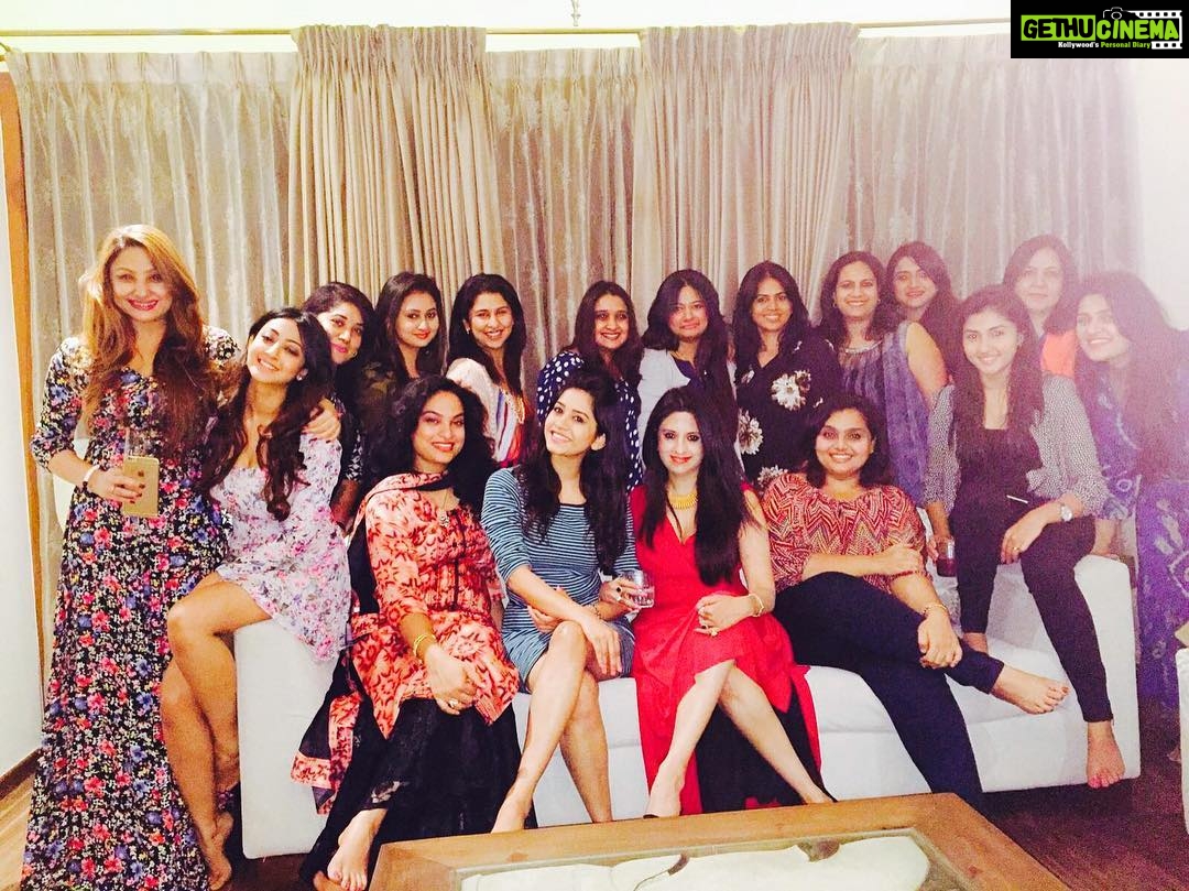 Nabha Natesh Instagram - Celebrating Girl power😍😍 At Ganesh sir's house last night #aboutlastnight#internationalwomensday#watchthisspaceformore😁