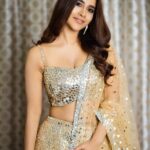 Nabha Natesh Instagram - ✨ : : : : : Outfit : @seemagujraldesign @originshyderabad Jewelery: @agastyafinejewelry Photography: @the_pixel_farmer