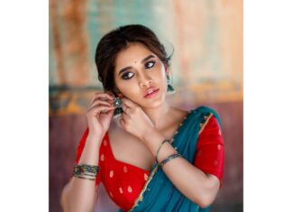 Nabha Natesh Instagram - ‘Love looks not with the eyes, but with the mind, And therefore is winged Cupid painted blind’ - William Shakespeare : : : Photography credits: @prayok_photography Wardrobe: @mahitha_prasad @blousehousebymahithaprasad MUA: @shreeyapawar_makeup_studio Accessories: @desilverstudioblr #coloursoftheculture #coloursofindia