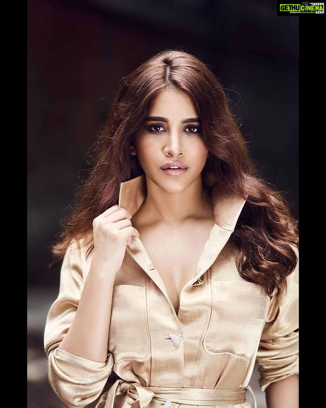 Nabha Natesh Instagram - Be happy . Be bright . Be you ! : : : : : Photography @shreyansdungarwal Outfit @feathersbtq Styled by @impriyankasahajananda Curated by @sunnybond MUA : @iramakeupstudios Hair : @Durgaraokavala Ast by : @barathkumarpalakurthi @dilipkotyada