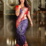 Nabha Natesh Instagram – Love the navy blue kanchivaram saree from @rsbrothersindia. A desiring look with its designs and colour combinations making it a masterpiece.
Outfit by @rsbrothersindia
Jewellery by @rsbrothers_jewellers
Pic by @chinthuu_klicks
Styled by @meghanaalluri
#lovewearingsaree #kanchipattusaree #kanchisaree