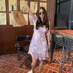 Nabha Natesh Instagram - Today : went to shop . They asked me to exit since they are still closed ☹️! Ps: story is today’s, picture is last year’s . K bye