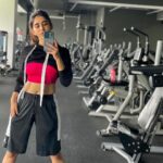Nabha Natesh Instagram - prolly my most fav time inthe gym 😜 : : Camera courtesy : @charith_3002 🙏🏻