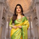 Nabha Natesh Instagram – This truly timeless Kanchipattu saree from @rsbrothersindia stole my heart at the first sight itself. It is definitely a piece of treasure that exudes our rich traditional values.
Outfit by @rsbrothersindia
Jewellery by @rsbrothers_jewellers
Pic by @chinthuu_klicks
Styled by @meghanaalluri
#lovewearingsaree #kanchipattusaree #kanchisaree
