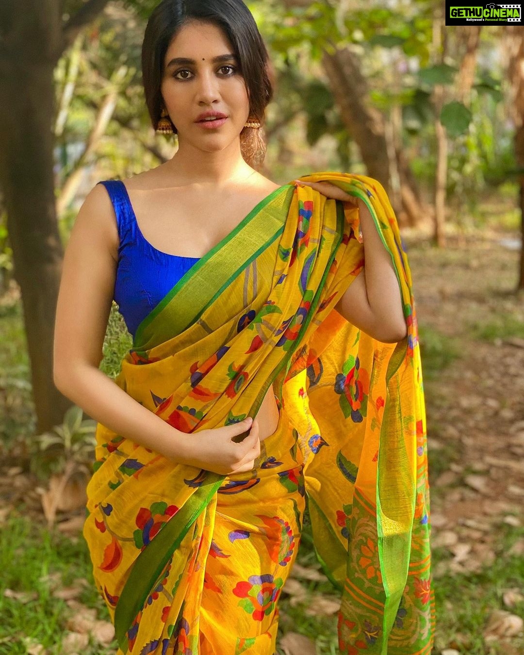 Nabha Natesh Instagram - Wishing everyone a happy Ugadi !!!🌱🌱🌱🌱🌱