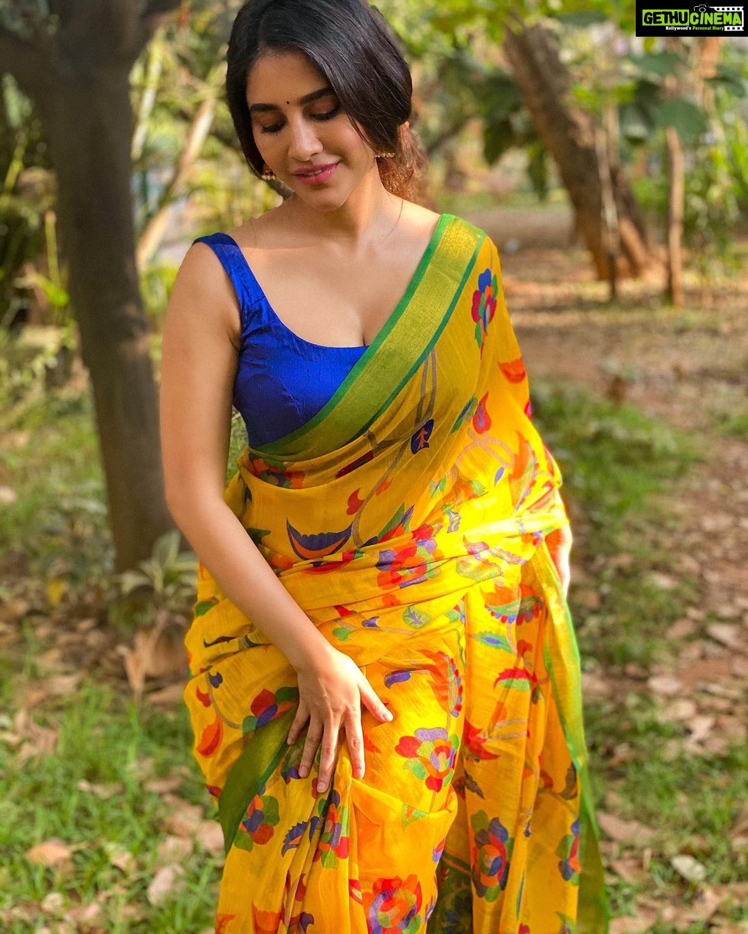 Nabha Natesh Instagram - Wishing everyone a happy Ugadi !!!🌱🌱🌱🌱🌱