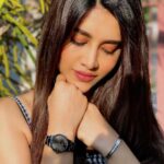 Nabha Natesh Instagram – Introducing the new all black Iconic Link Ceramic watch by @danielwellington . A touch of luxury to elevate your little black dress. 🖤

Check out their website and use my code DWXNABHA to get a 15% off at checkout. 
#IconicLinkCeramic #thelittleblackwatch