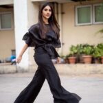 Nabha Natesh Instagram - 🖤🖤🖤 : : : Outfit: @mishruofficial Pic: @seethauday Styled by @officialanahita