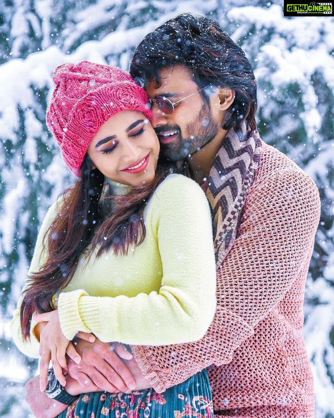 Nabha Natesh Instagram - Wishing u all a happy Sankranthi !!! ALLUDU ADHURS releasing today!! Go watch it in ur nearest theatres !! @sreenivasbellamkonda