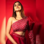 Nabha Natesh Instagram - There is a shade of red for every women -Audrey Hepburn : : : : : Styled by @officialanahita Outfit: @dheeru.taneja Pic: @chinthuu_klicks