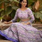Nabha Natesh Instagram - Just now the lilac is in bloom all before my little room 💜 : : : : Styled by @officialanahita Outfit: @shilpiahujaofficial PC: @bangalore.photographer MUA: @abhilasha_kulkarni Hair styling : @subu_rao_t