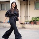 Nabha Natesh Instagram - 🖤🖤🖤 : : : Outfit: @mishruofficial Pic: @seethauday Styled by @officialanahita