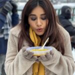 Nabha Natesh Instagram – -6  degrees + Maggi !! Need I say more !! 
♥️ Pahalgam