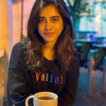Nabha Natesh Instagram - bonjour!! : : : #coffeelover #café #mondaymood #nomakeupmakeup