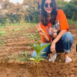 Nabha Natesh Instagram - I've accepted #HaraHaiTohBharaHai #GreenindiaChallenge Inspiration from @MPsantoshtrs Planted 3 saplings. Further I am nominating @sreenivasbellamkonda @anuemmanuel @nidhhiagerwal to plant 3 trees & continue the chain special thanks to MP Santhosh garu for taking this initiative.