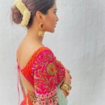 Nabha Natesh Instagram - When u do not want to let go of festive season☺️ : : : This pretty Custom made by @mahitha_prasad ♥️♥️