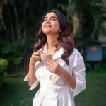 Nabha Natesh Instagram - Well !! To the one who makes me happy ,someone I live for , someone who brings the best in me . I am sad the days I don’t meet u. always n always look forward to see u. Happy #internationalcoffeeday my dear !! Here is to forever togetherness ♥️