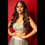 Nabha Natesh Instagram - ♥️ : : : : : : Styled by @impriyankasahajananda Outfit @archithanarayanamofficial Jewelry @kushalsfashionjewellery Photography @chinthuu_klicks