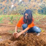 Nabha Natesh Instagram - I've accepted #HaraHaiTohBharaHai #GreenindiaChallenge Inspiration from @MPsantoshtrs Planted 3 saplings. Further I am nominating @sreenivasbellamkonda @anuemmanuel @nidhhiagerwal to plant 3 trees & continue the chain special thanks to MP Santhosh garu for taking this initiative.