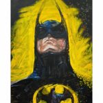 Nabha Natesh Instagram - It's not who I am underneath, but what I do that defines me - Bruce Wayne/Batman An ode to BATMan, Took me 6/7 sessions to make this and the process was exhilarating .. u gotta see it live , u ll super be proud of me ☺️ Aayyy🙋🏻‍♀️if u are a BATMAn fan