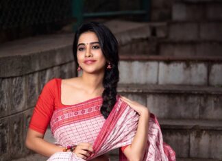 Nabha Natesh Instagram - Wishing everyone a happy Varamahalakshmi vratham. May goddess Varamahalakshmi bless u and ur family with all the eight forces 🙏🏻