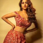 Nabha Natesh Instagram - Bewitched : : : : Styled by @impriyankasahajananda Outfit @archithanarayanamofficial Photography @chinthuu_klicks