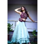 Nabha Natesh Instagram - 📸Look down ! Look Right now to the left !! Kay got it : : : : : : : : Styled by @impriyankasahajananda Outfit @affairs_label Accessories @izaarajewellery PC @venkat_photography