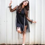 Nabha Natesh Instagram - If world was just black and white ,life would be so colourful!! : : : : : : : : : : Styled by @impriyankasahajananda Outfit @houseofshachi Asst by @sravya_lp Photography @rajiv.krishna.14