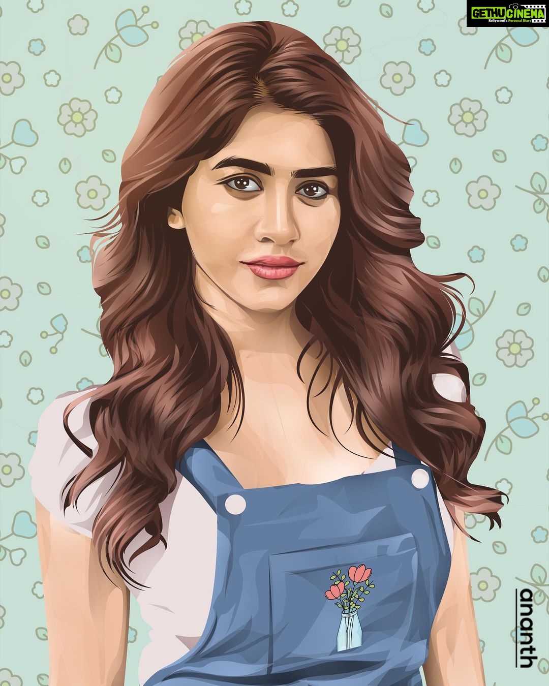 Nabha Natesh Instagram - Couldn help but share this one ☺️call me self obsessed , m just appreciating the craft ☺️🥰 @ananth.7 It’s perfect thankyouu