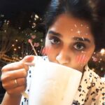 Nabha Natesh Instagram - Stupid coffee!! Giving me mush n all . Huh !! Ll gulp u the next time . Wait n watch 🤨 #coffeesays #nabhaxcoffee #nabhaXtravel